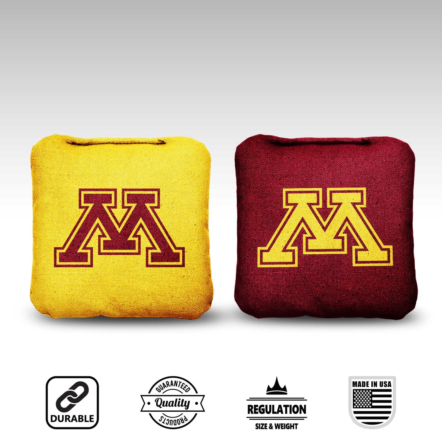 University of Minnesota Cornhole Bags - 8 Cornhole Bags