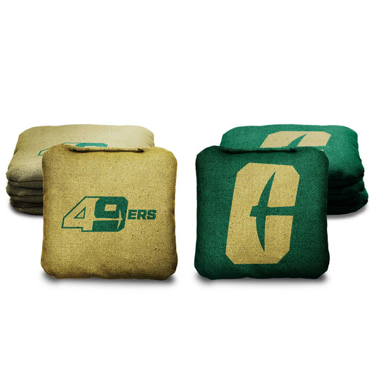 University of North Carolina At Charlotte Cornhole Bags - 8 Cornhole Bags