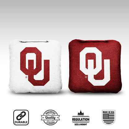 University of Oklahoma Cornhole Bags - 8 Cornhole Bags