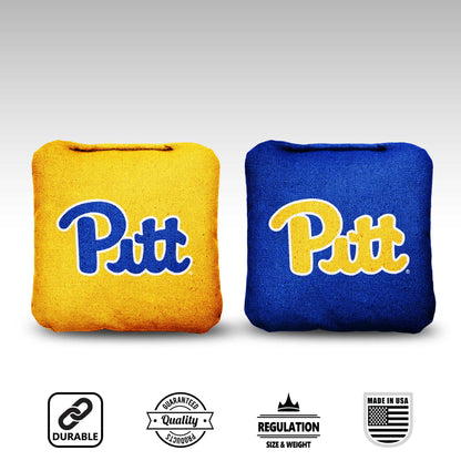 University of Pittsburg Cornhole Bags - 8 Cornhole Bags