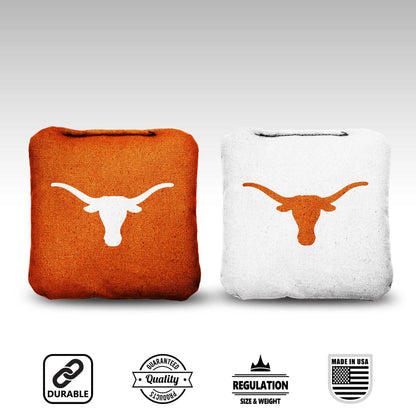 University of Texas Cornhole Bags - 8 Cornhole Bags