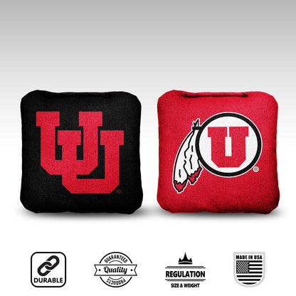 University of Utah Cornhole Bags - 8 Cornhole Bags