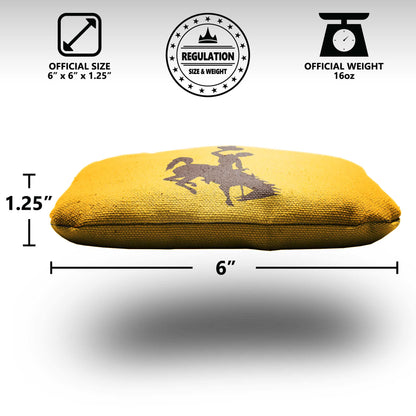 University of Wyoming Cornhole Bags - 8 Cornhole Bags