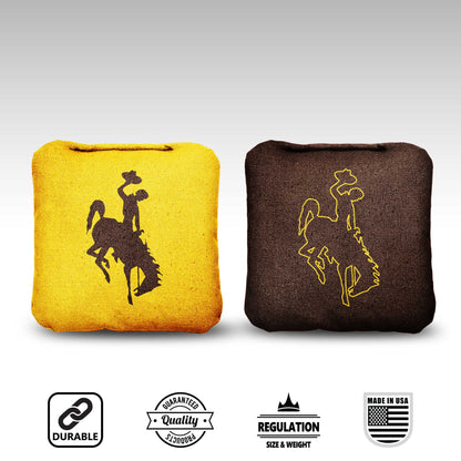 University of Wyoming Cornhole Bags - 8 Cornhole Bags