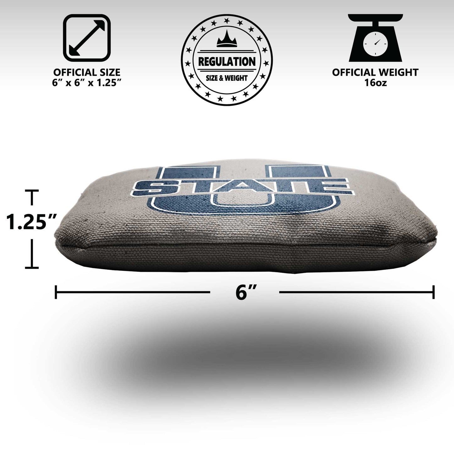 Utah State University Cornhole Bags - 8 Cornhole Bags