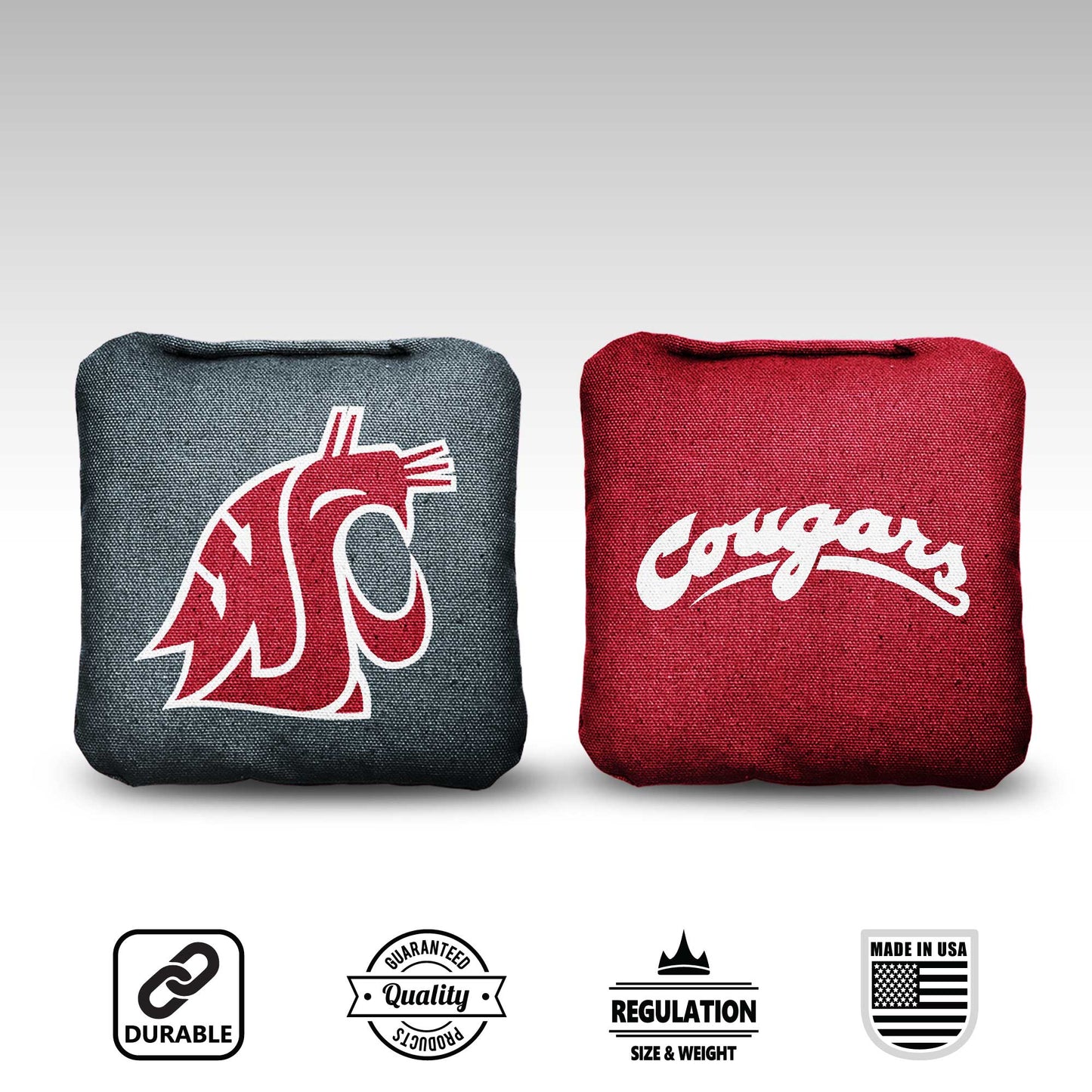 Washington State Cornhole Bags - 8 Cornhole Bags