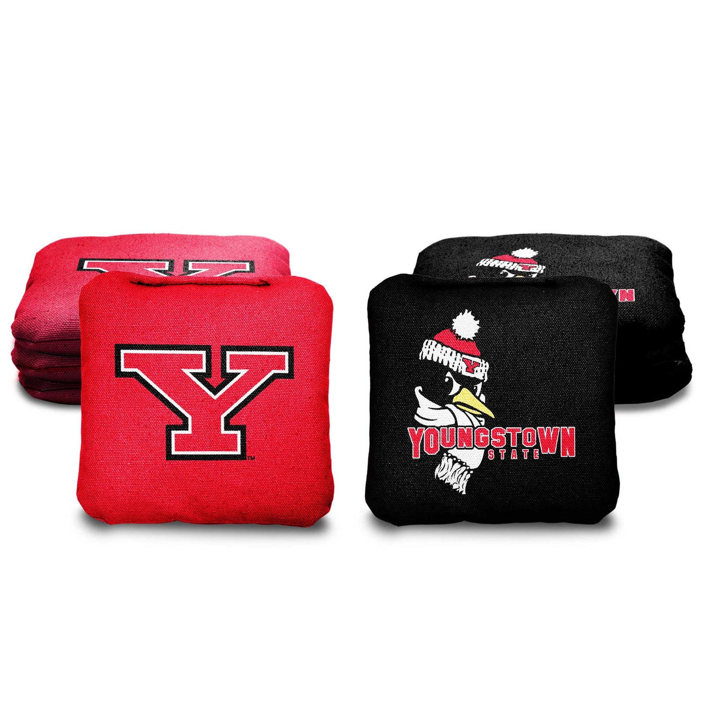 Youngstown State University Cornhole Bags - 8 Cornhole Bags
