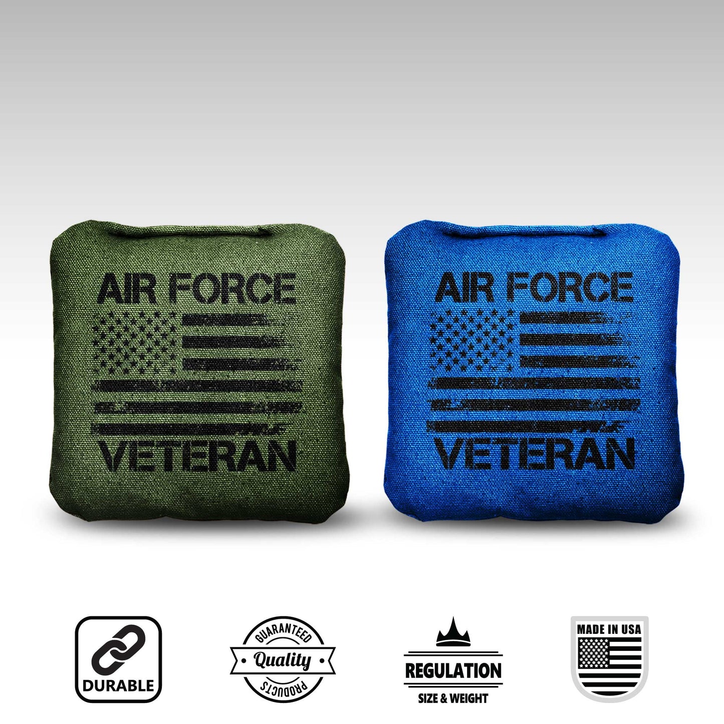 The Air Force Vets - 8 Cornhole Bags