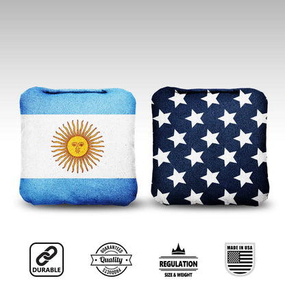 The Argentines and Mericas - 8 Cornhole Bags