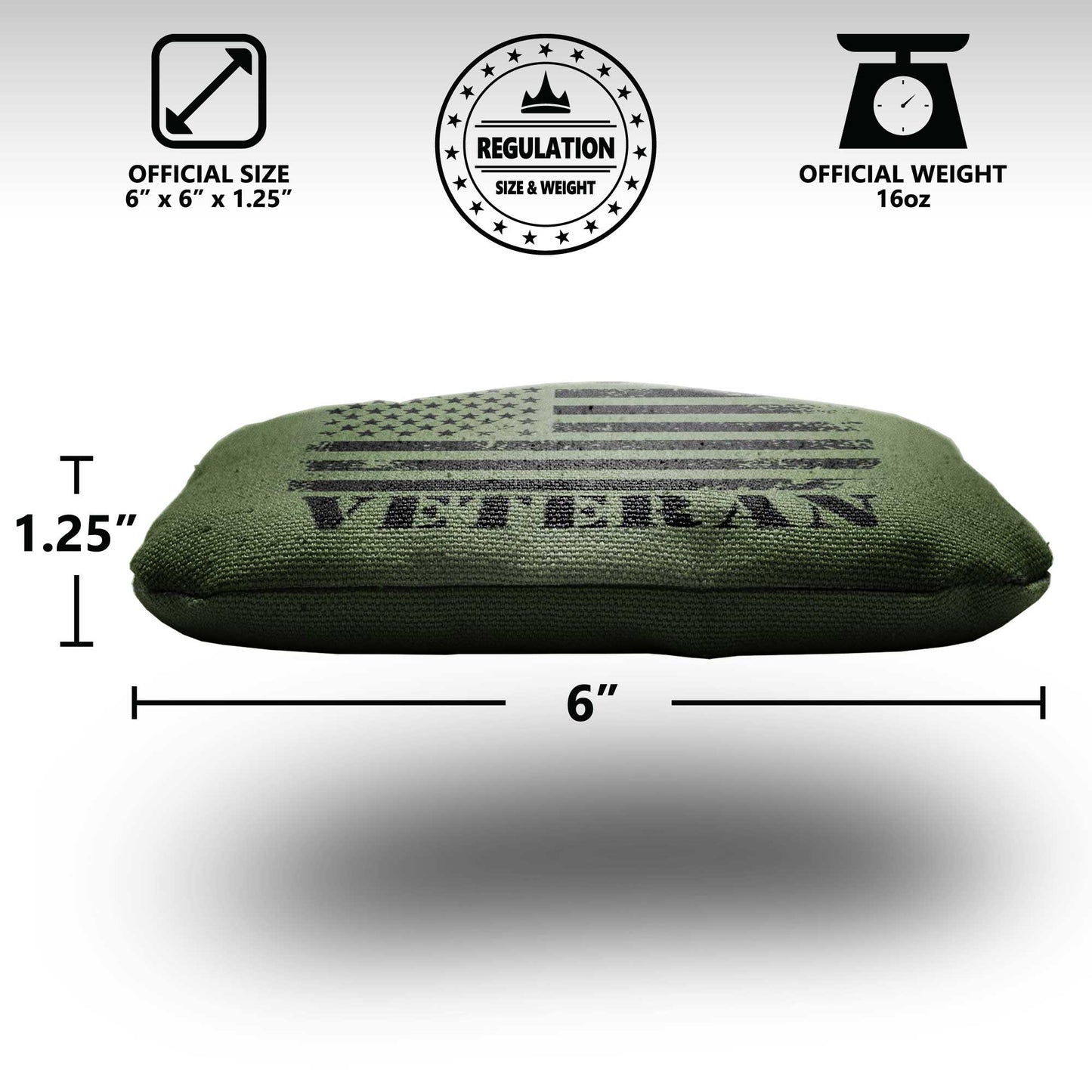 The Army Vets - 8 Cornhole Bags