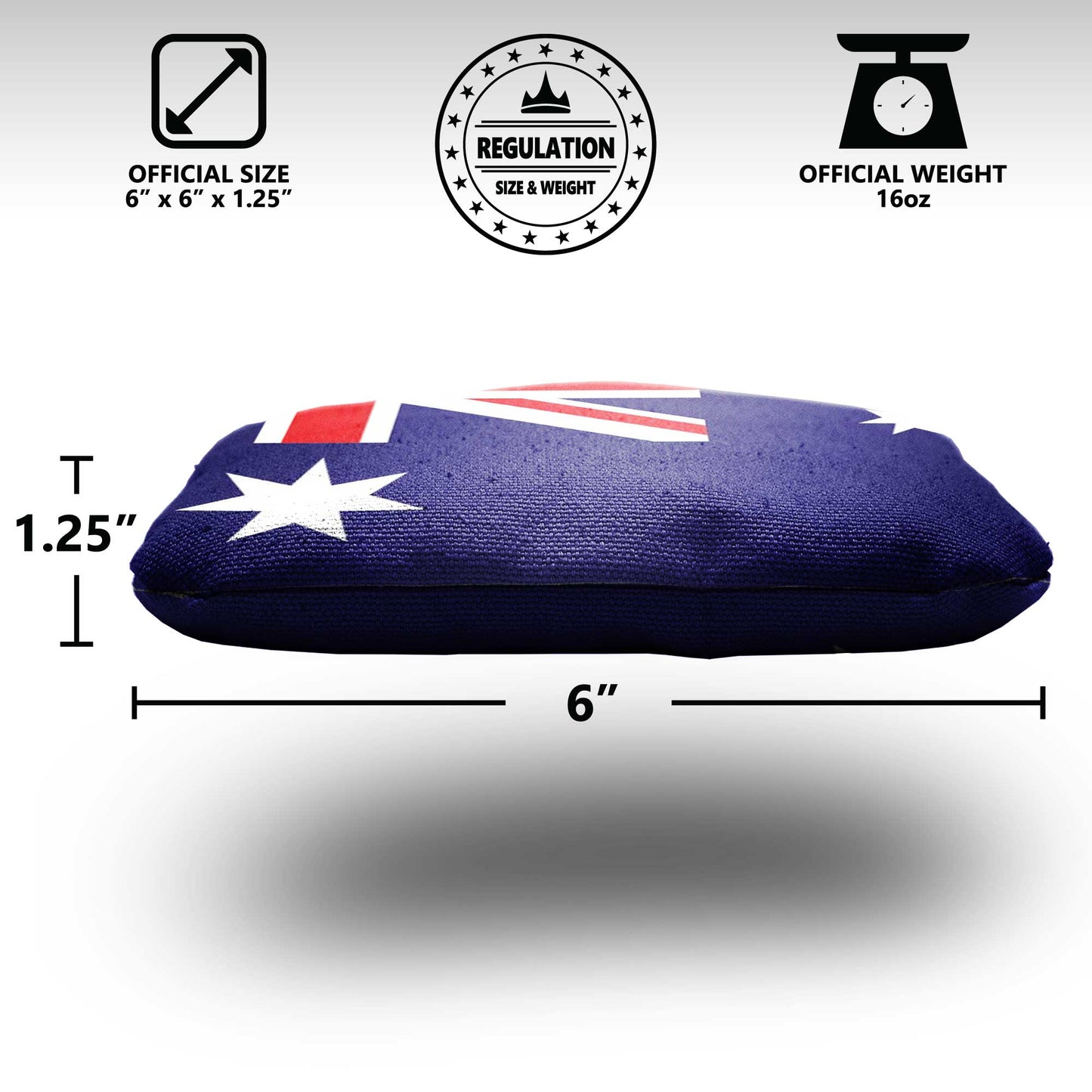 The Aussies and Mericas - 8 Cornhole Bags