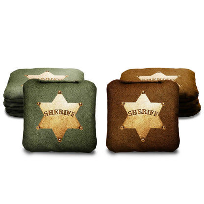 The Badges - 8 Cornhole Bags