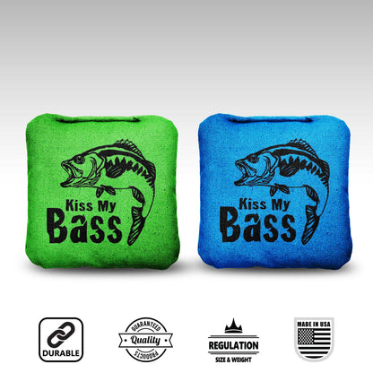 The Kiss Basses - 8 Cornhole Bags