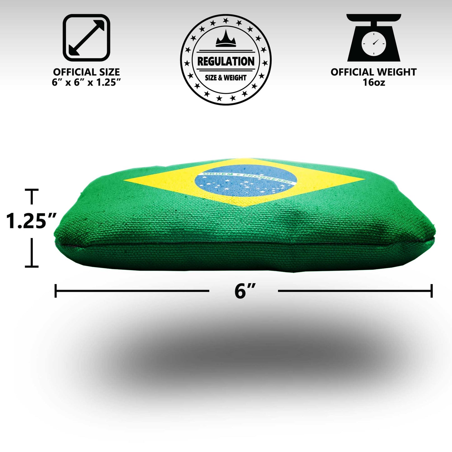 The Brazilians and Mericas - 8 Cornhole Bags
