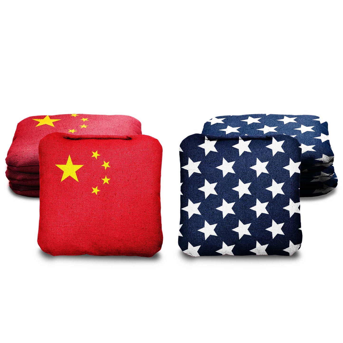 The Chinese and Mericas - 8 Cornhole Bags
