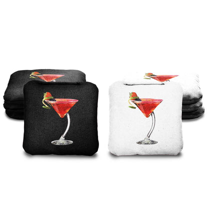 The Cocktail Glasses - 8 Cornhole Bags