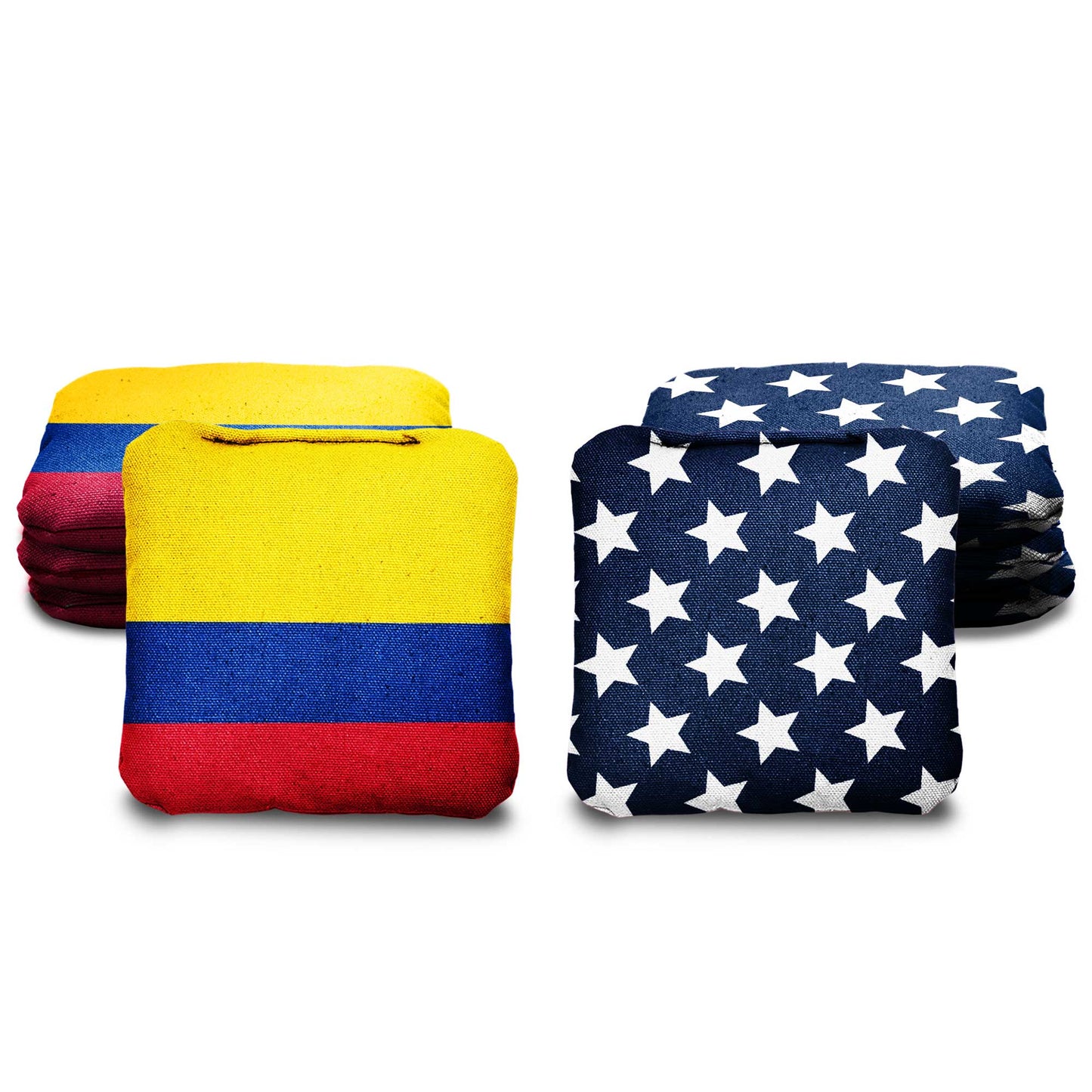 The Columbians and Mericas - 8 Cornhole Bags