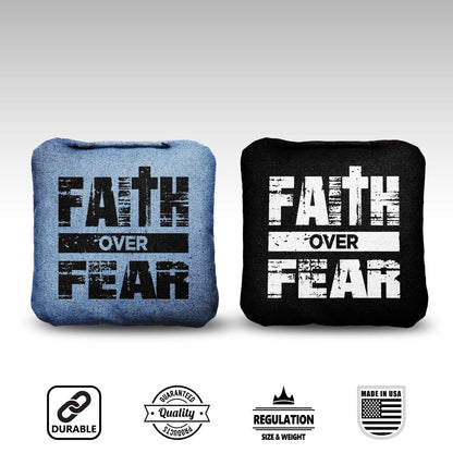 The Faith over Fears - 8 Cornhole Bags