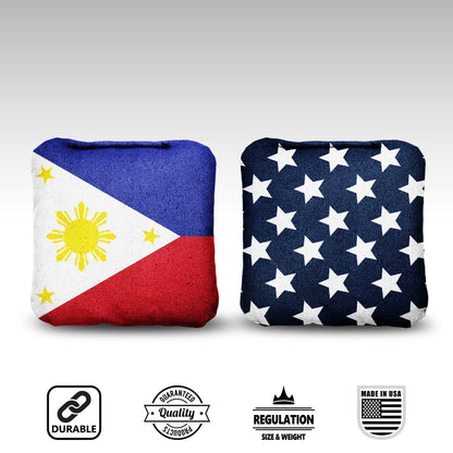 The Filipinos and Mericas - 8 Cornhole Bags