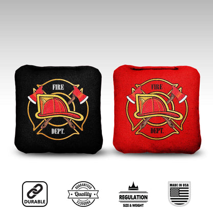The Fire Helmets - 8 Cornhole Bags