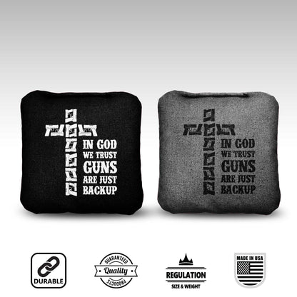 The In God We Trusts - 8 Cornhole Bags