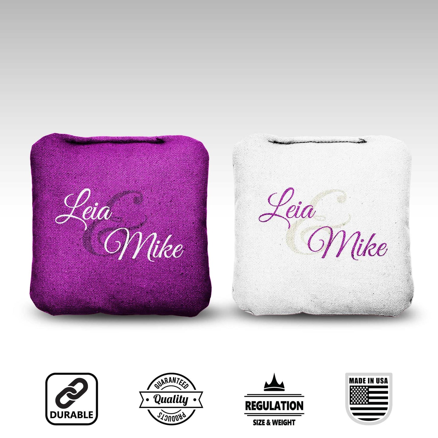 The Hand in Hands - 8 Cornhole Bags