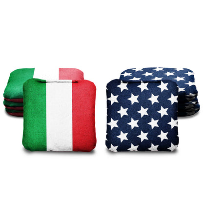 The Italians and Mericas - 8 Cornhole Bags