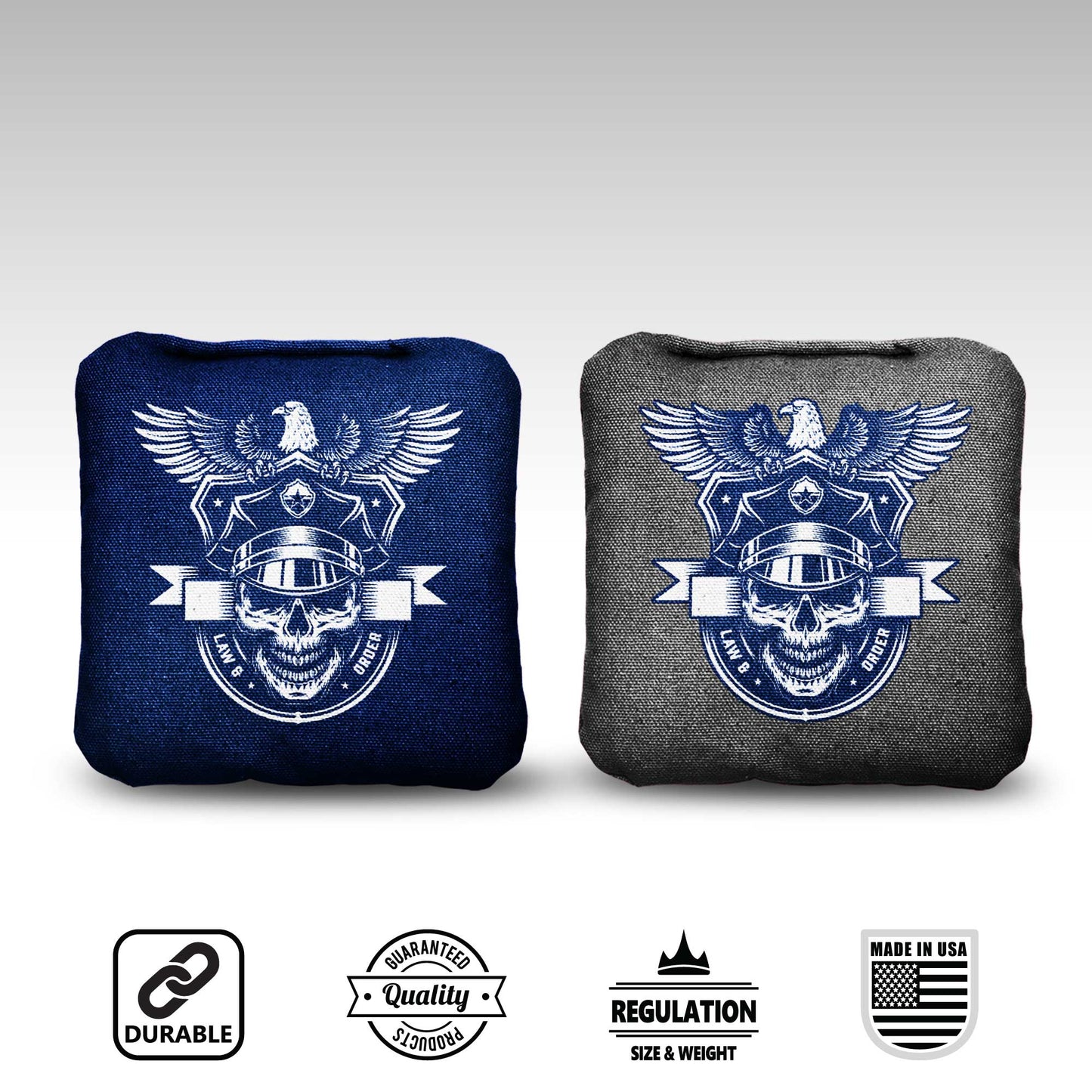 The Law & Orders - 8 Cornhole Bags