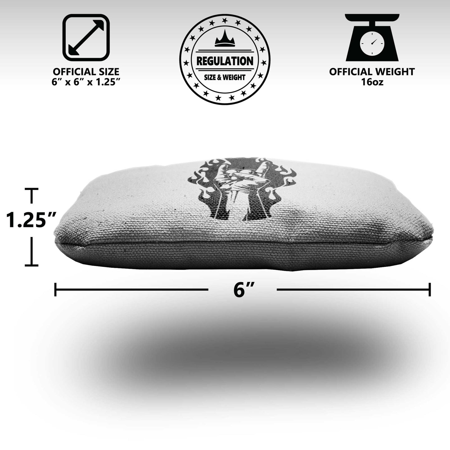 The Long Live Rocks - 8 Cornhole Bags