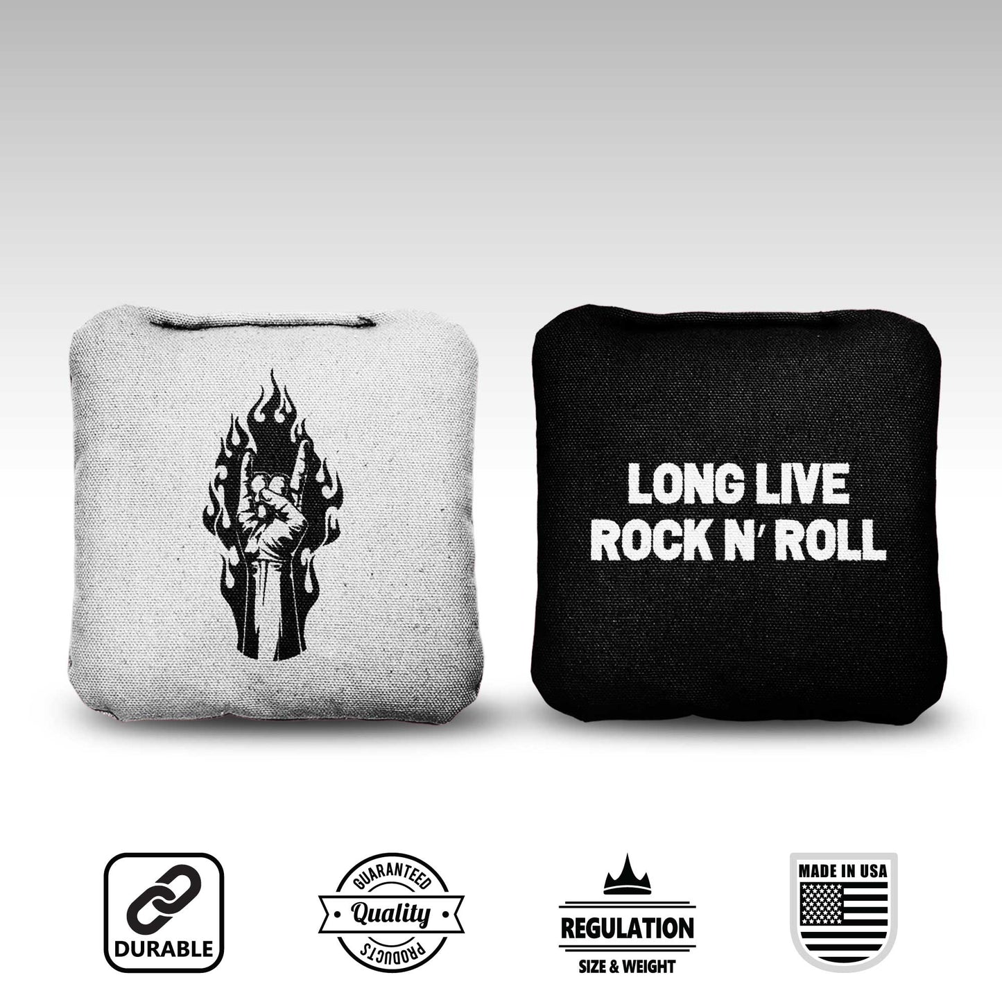 The Long Live Rocks - 8 Cornhole Bags