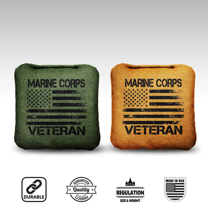 The Marine Vets - 8 Cornhole Bags