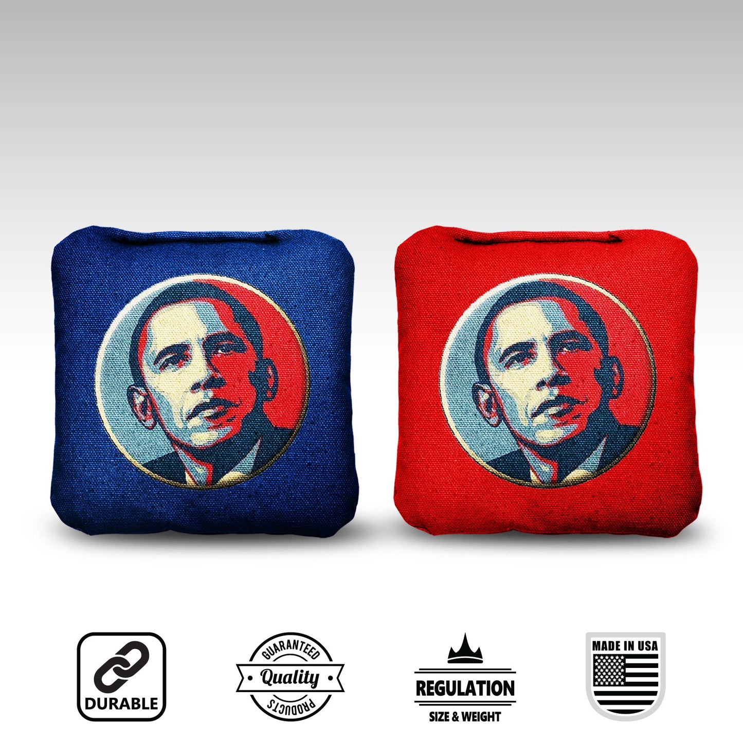 The No Drama Obamas - 8 Cornhole Bags