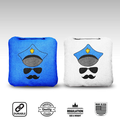 The Officers - 8 Cornhole Bags