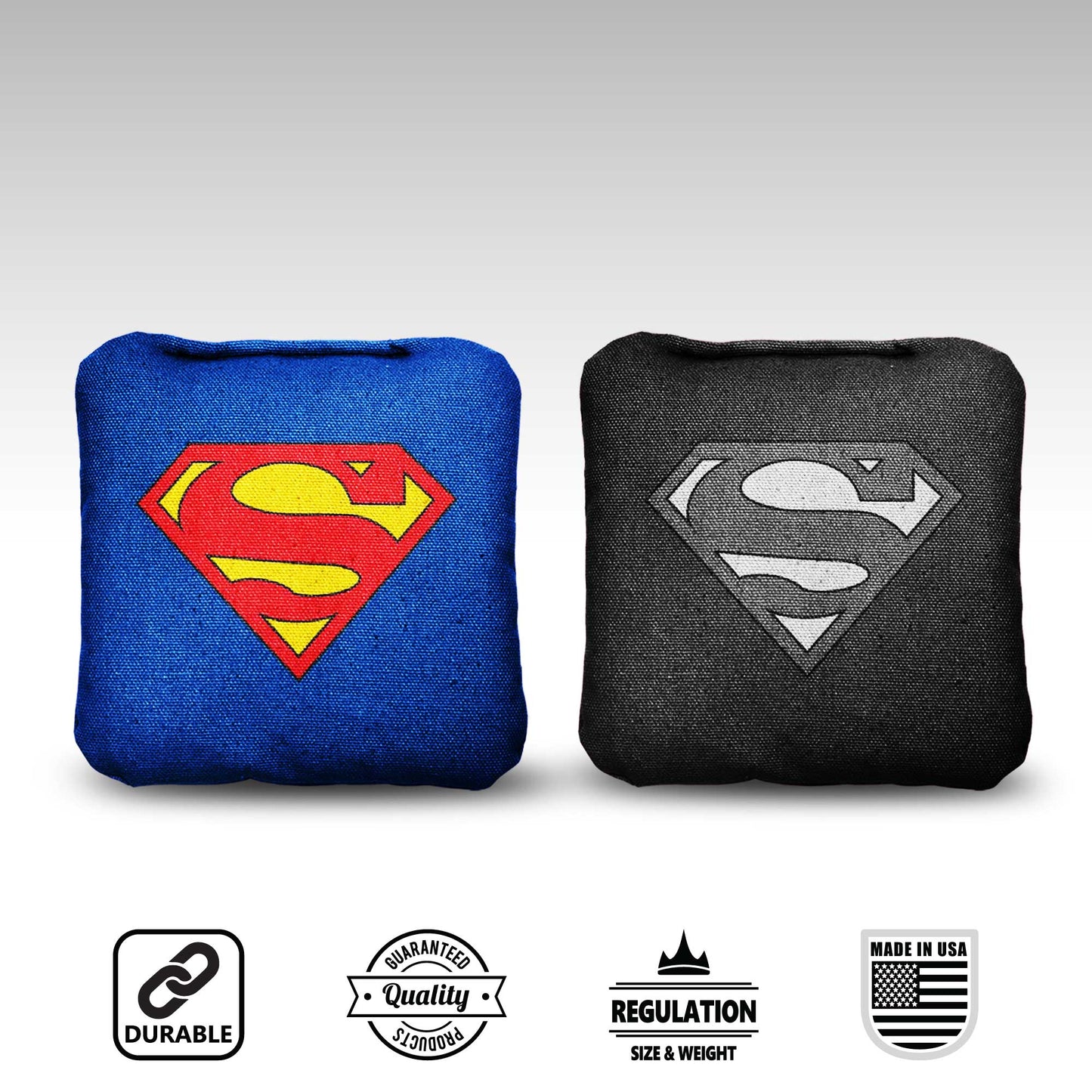The Supermans - 8 Cornhole Bags