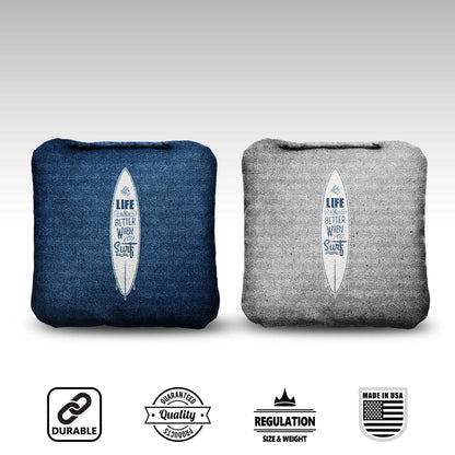 The Surf Lifes - 8 Cornhole Bags