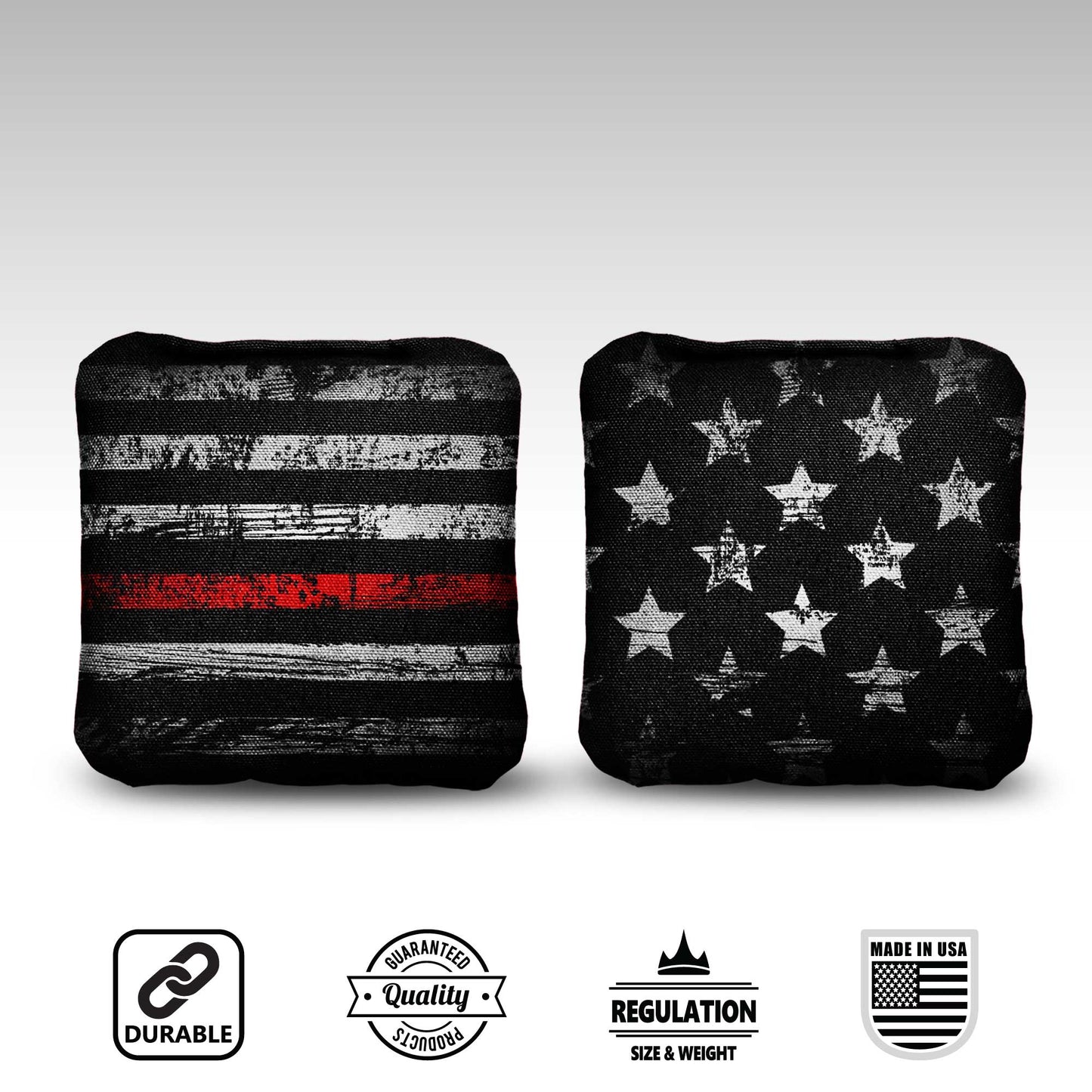 The Thin Red Lines - 8 Cornhole Bags