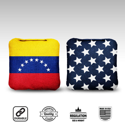 The Venezuelans and Mericas - 8 Cornhole Bags